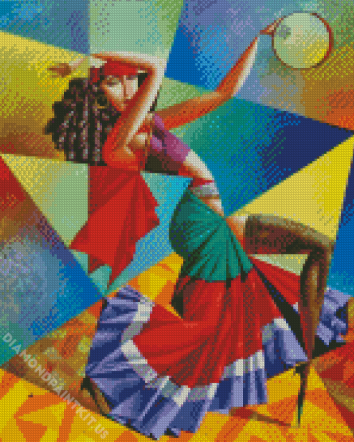 Georgy Kurasov Gipsy Dancer Diamond Painting