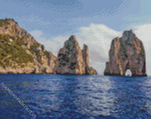 Isle Of Capri Italy Diamond Painting