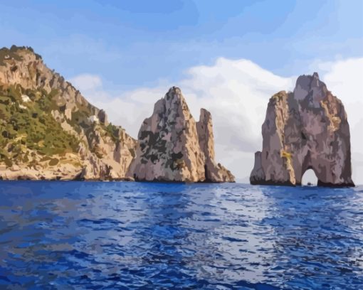 Isle Of Capri Italy Diamond Painting