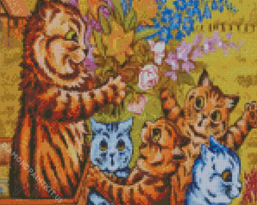 Louis Wain Diamond Painting