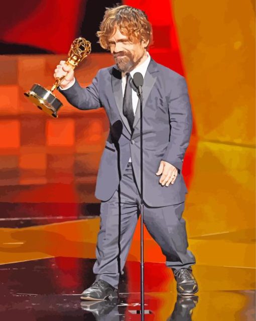 Peter Dinklage Emmy Award Diamond Painting