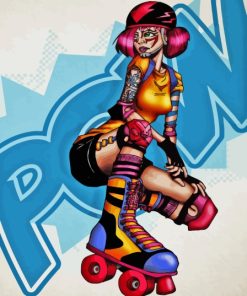 Roller Derby Diamond Painting