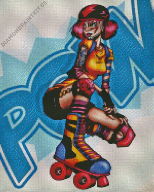 Roller Derby Diamond Painting