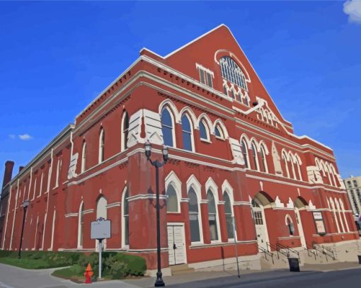 Ryman Auditorium Building Diamond Painting