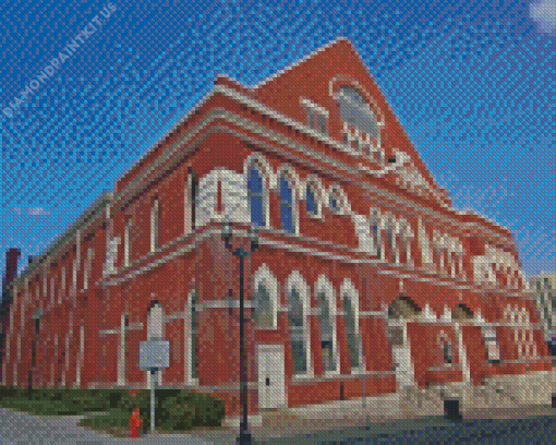 Ryman Auditorium Building Diamond Painting