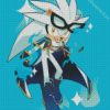 Silver Sonic Diamond Painting