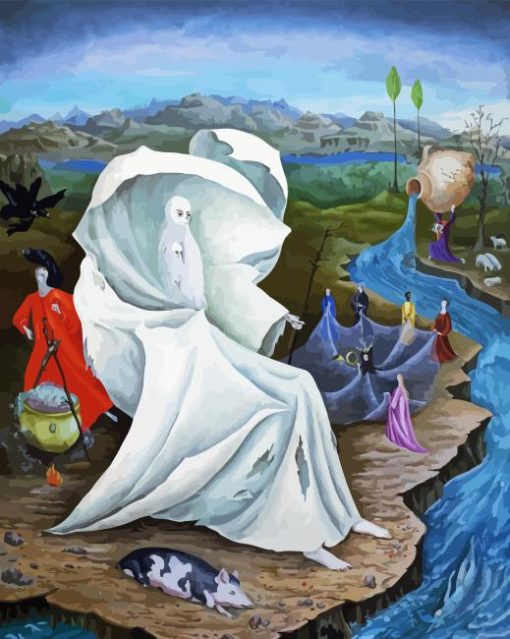 The Temptation Of Saint Anthony By Leonora Carrington Diamond Painting