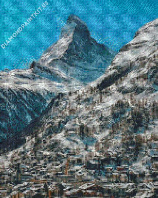 Velaris Town In Winter Diamond Painting