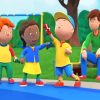 Caillou Playing With His Friends Diamond Painting