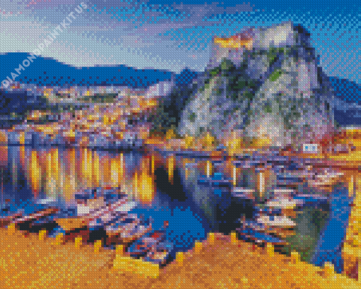 Calabria At Night Diamond Painting