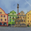 Cesky Krumlov Houses Diamond Painting