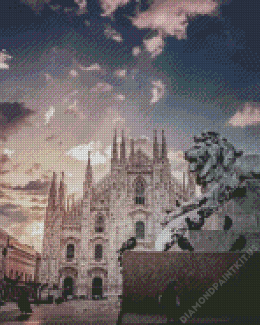 Duomo Di Milano View Diamond Painting