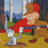 Elmer Fudd Gun Diamond Painting