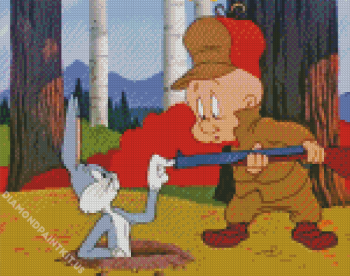 Elmer Fudd Gun Diamond Painting