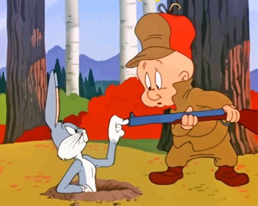 Elmer Fudd Gun Diamond Painting