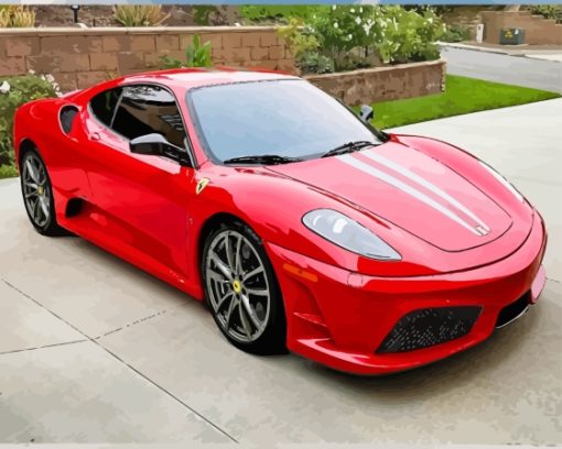 Ferrari Scuderia Car Diamond Painting