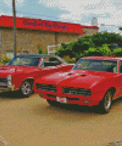 1969 Pontiac Cars Diamond Painting