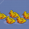 5 Little Ducklings Diamond Painting