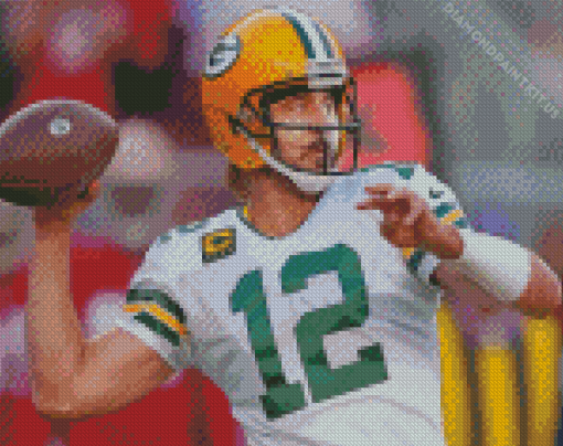 Aaron Rodgers Diamond Painting