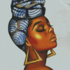 Black Nubian Lady Diamond Painting