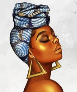 Black Nubian Lady Diamond Painting