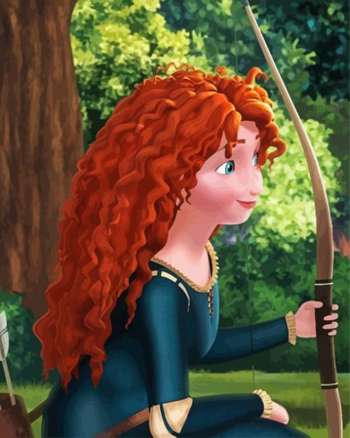 Brave Merida Diamond Painting