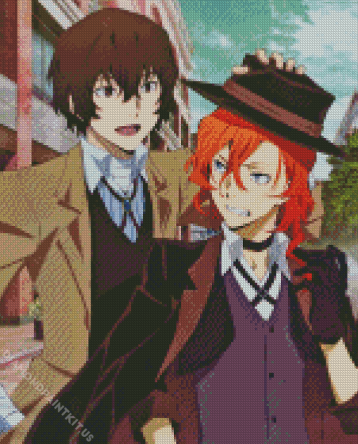 Bungou Stray Dogs Dazai And Chuya Soukoku Diamond Painting