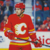 Calgary Flames Ice Hockey Team Player Diamond Painting