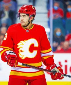Calgary Flames Ice Hockey Team Player Diamond Painting