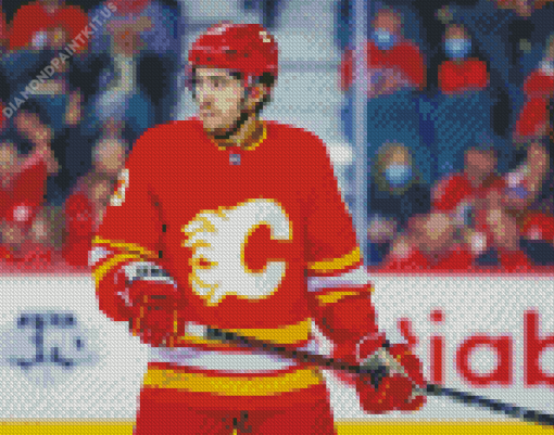 Calgary Flames Ice Hockey Team Player Diamond Painting