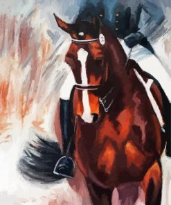 Dressage Horse Art Diamond Painting