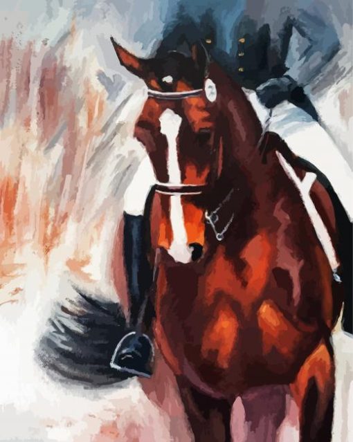 Dressage Horse Art Diamond Painting