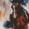 Dressage Horse Art Diamond Painting