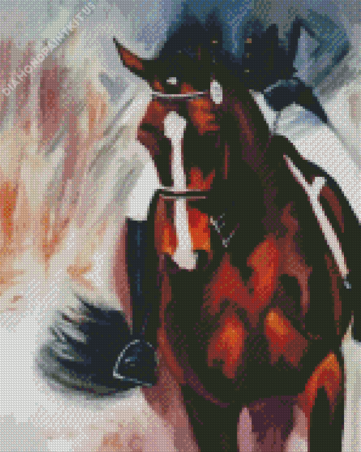 Dressage Horse Art Diamond Painting