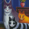 Fat Cats Diamond Painting