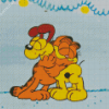 Garfield The Cat And Odie Diamond Painting