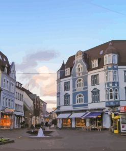 Haan Town In Germany Diamond Painting