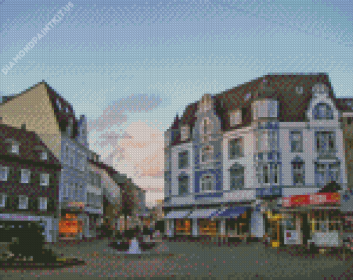 Haan Town In Germany Diamond Painting