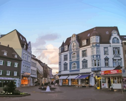 Haan Town In Germany Diamond Painting