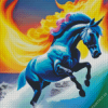 Horse Waves Diamond Painting