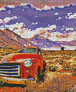 Rusty Chevrolet Truck Diamond Painting