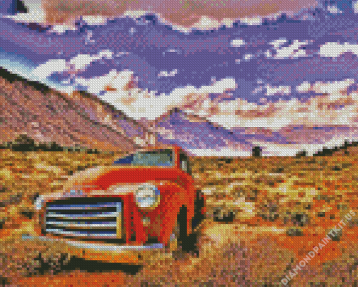 Rusty Chevrolet Truck Diamond Painting