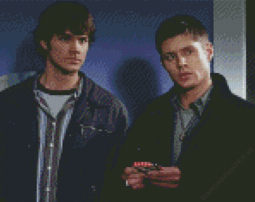 Sam And Dean Characters Diamond Painting