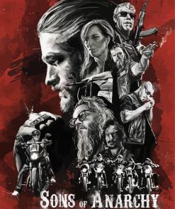 Sons Of Anarchy Serie Poster Diamond Painting
