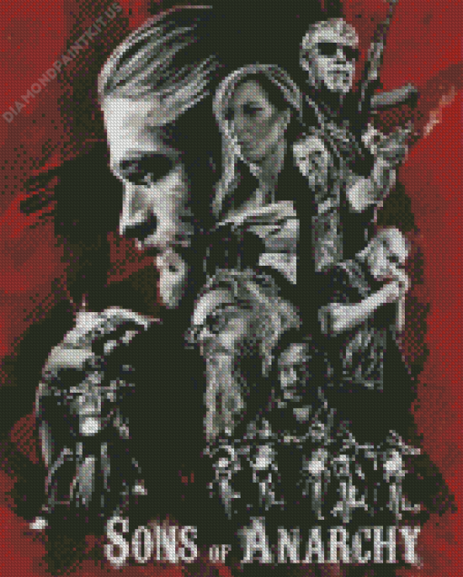 Sons Of Anarchy Serie Poster Diamond Painting