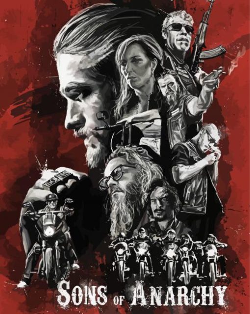 Sons Of Anarchy Serie Poster Diamond Painting