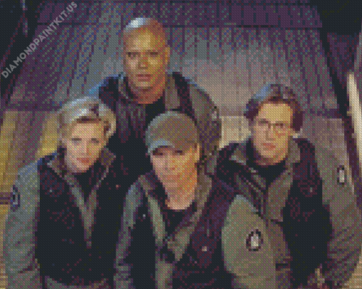 Stargate Sg1 Characters Diamond Painting