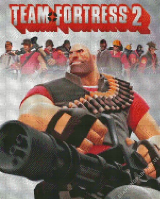 Team Fortress Poster Diamond Painting