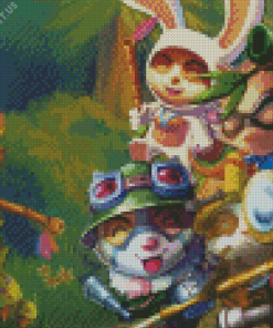 Teemo And His Friends Diamond Painting