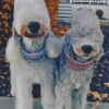 Two Bedlington Terriers Diamond Painting